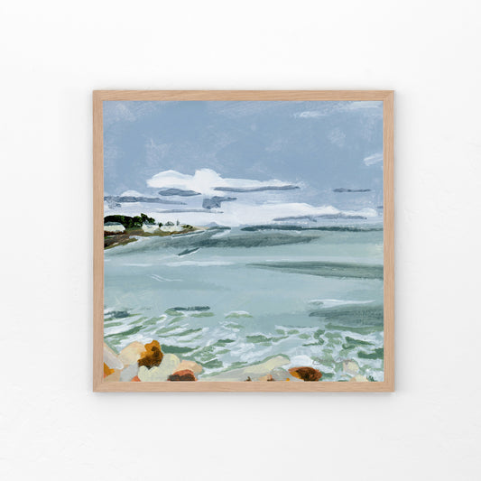Bass Beach-Canvas Print