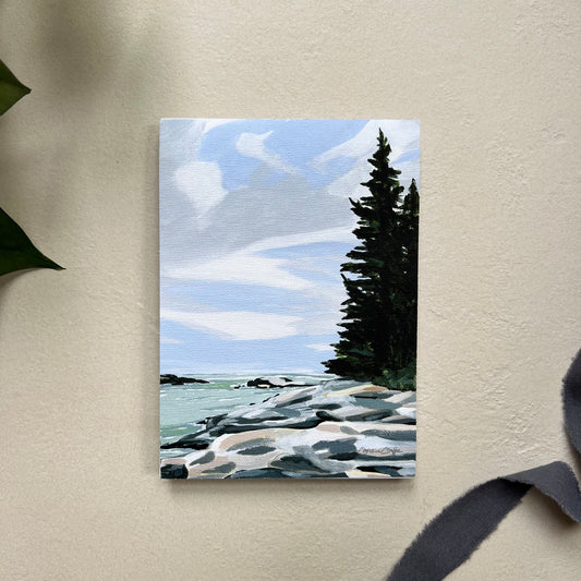 Reid State Park No 2-Canvas Print