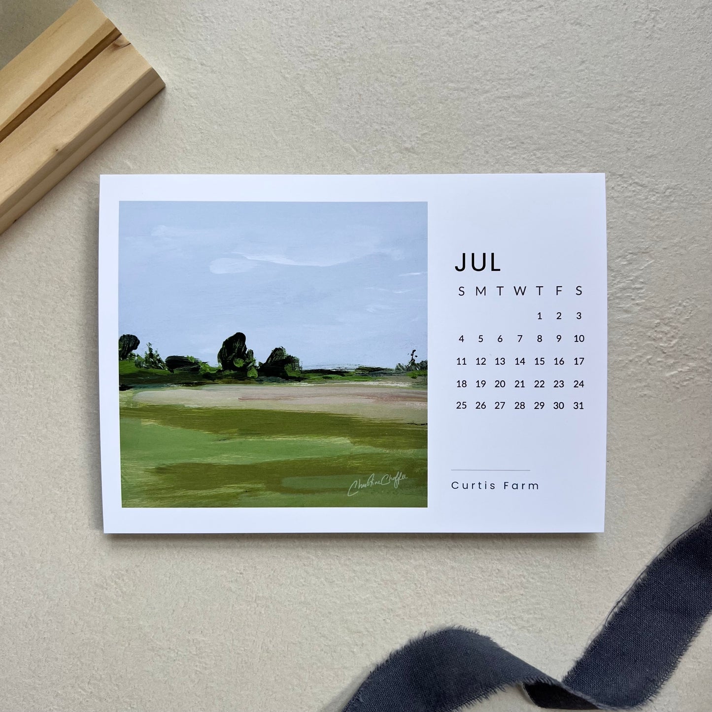 2027 Coastal Maine Art Calendar | Adventures in Harpswell Collection