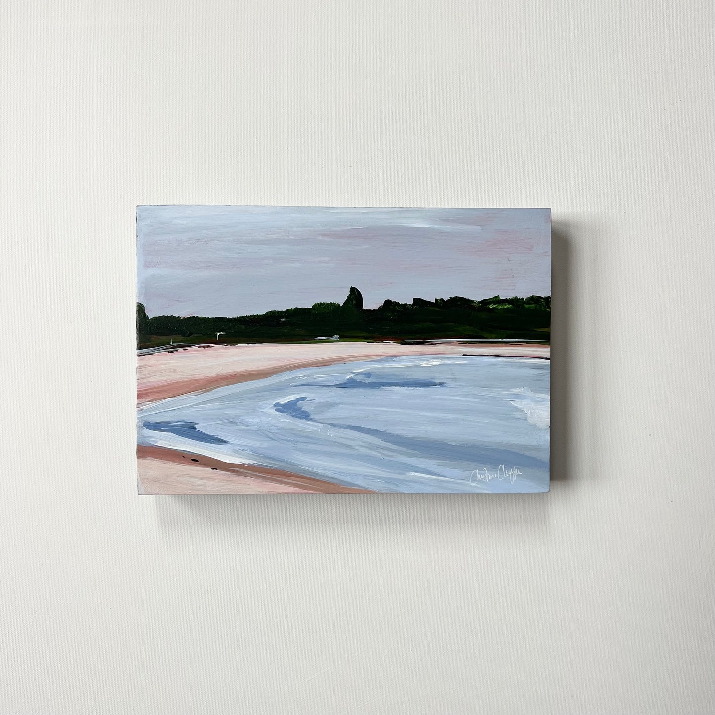 Higgins Beach-Original 7x10