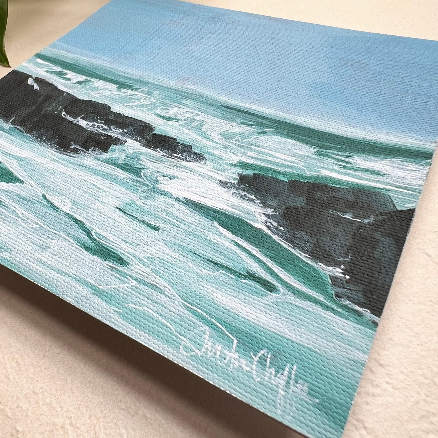 Waves of Kennebunk-Canvas Print
