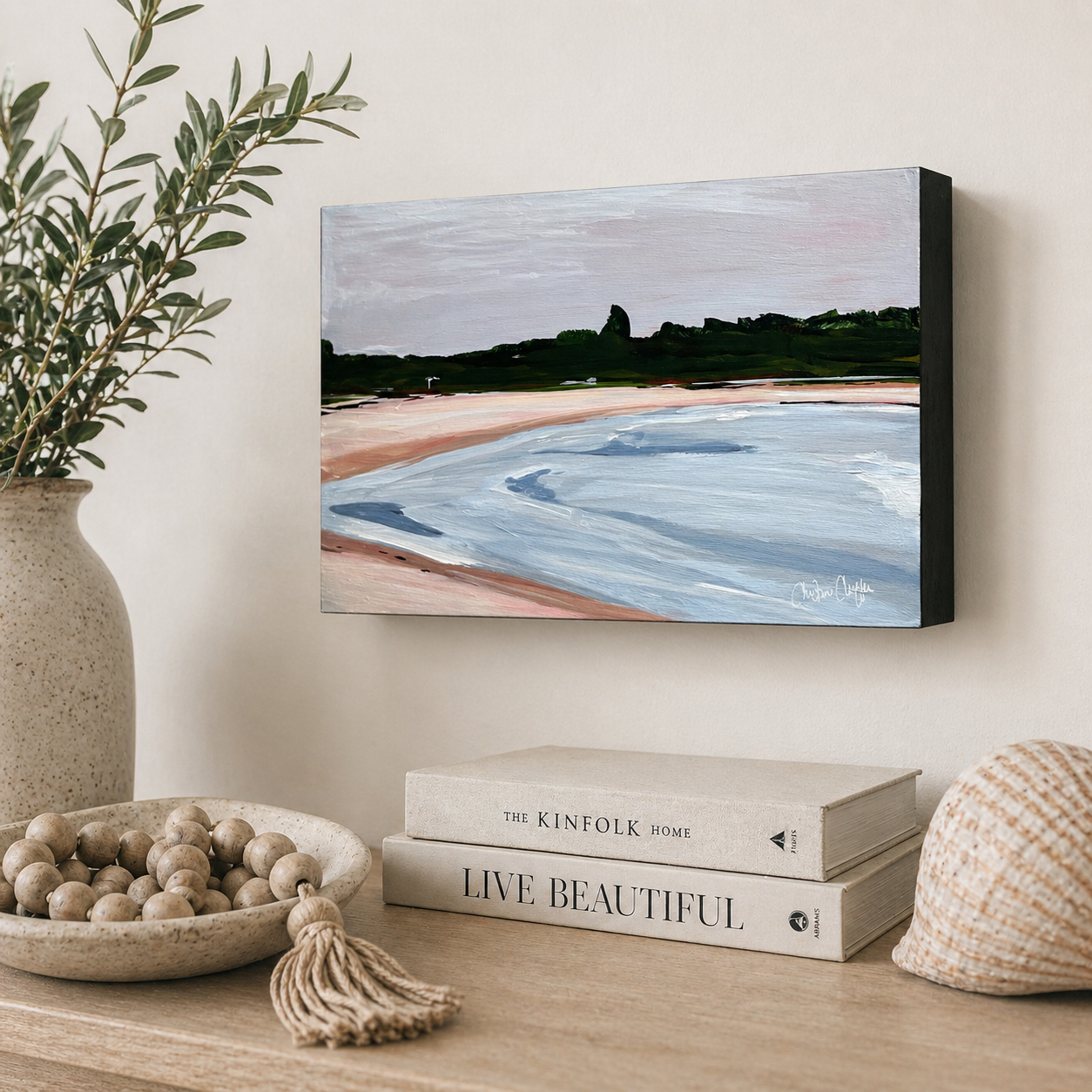 Higgins Beach-Original 7x10