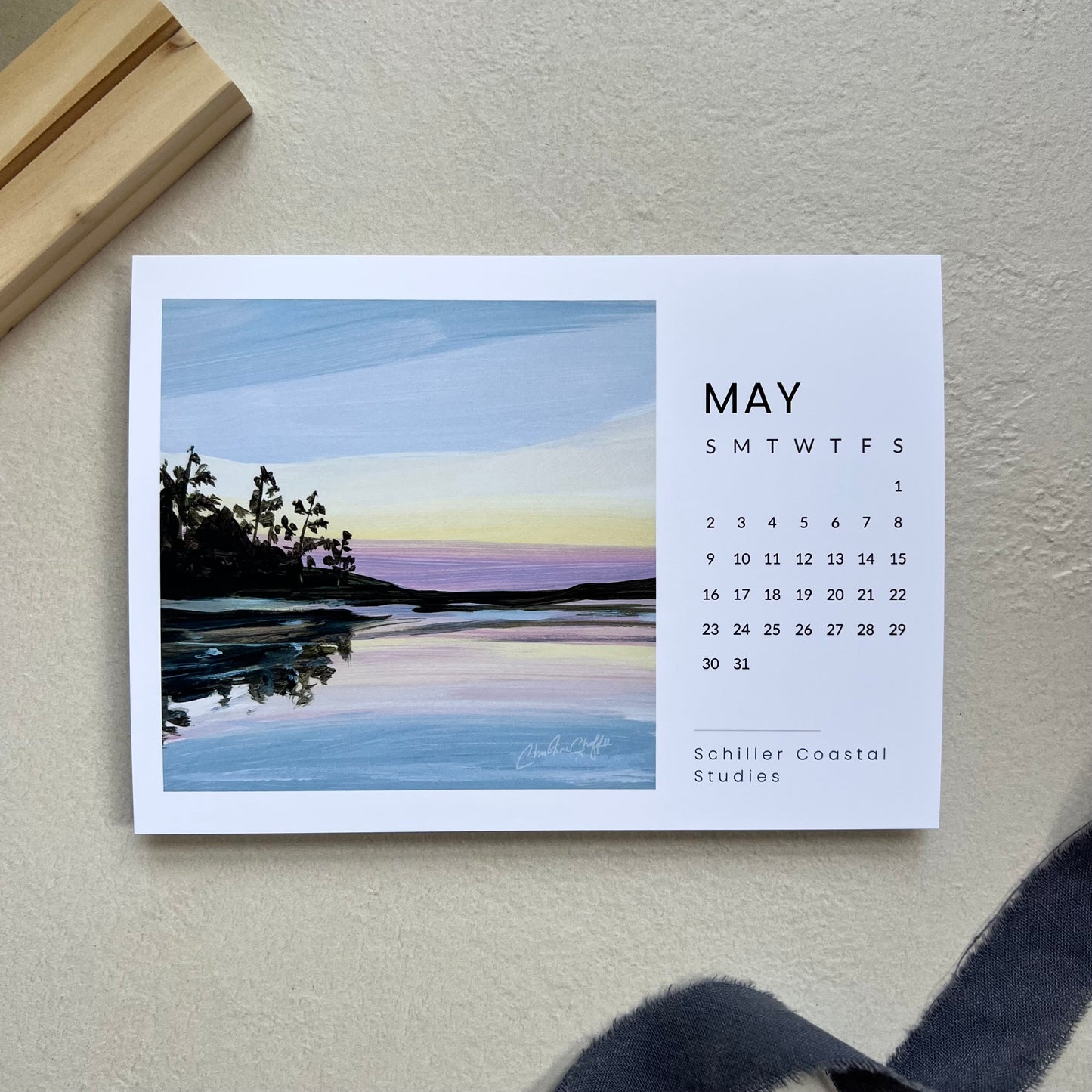 2027 Coastal Maine Art Calendar | Adventures in Harpswell Collection