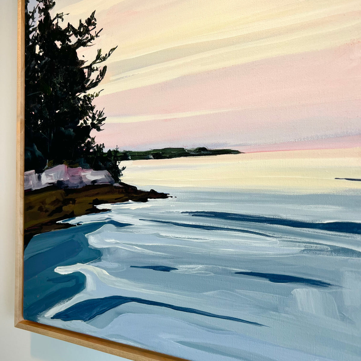 Entering Gun Point Cove, Original 16x20