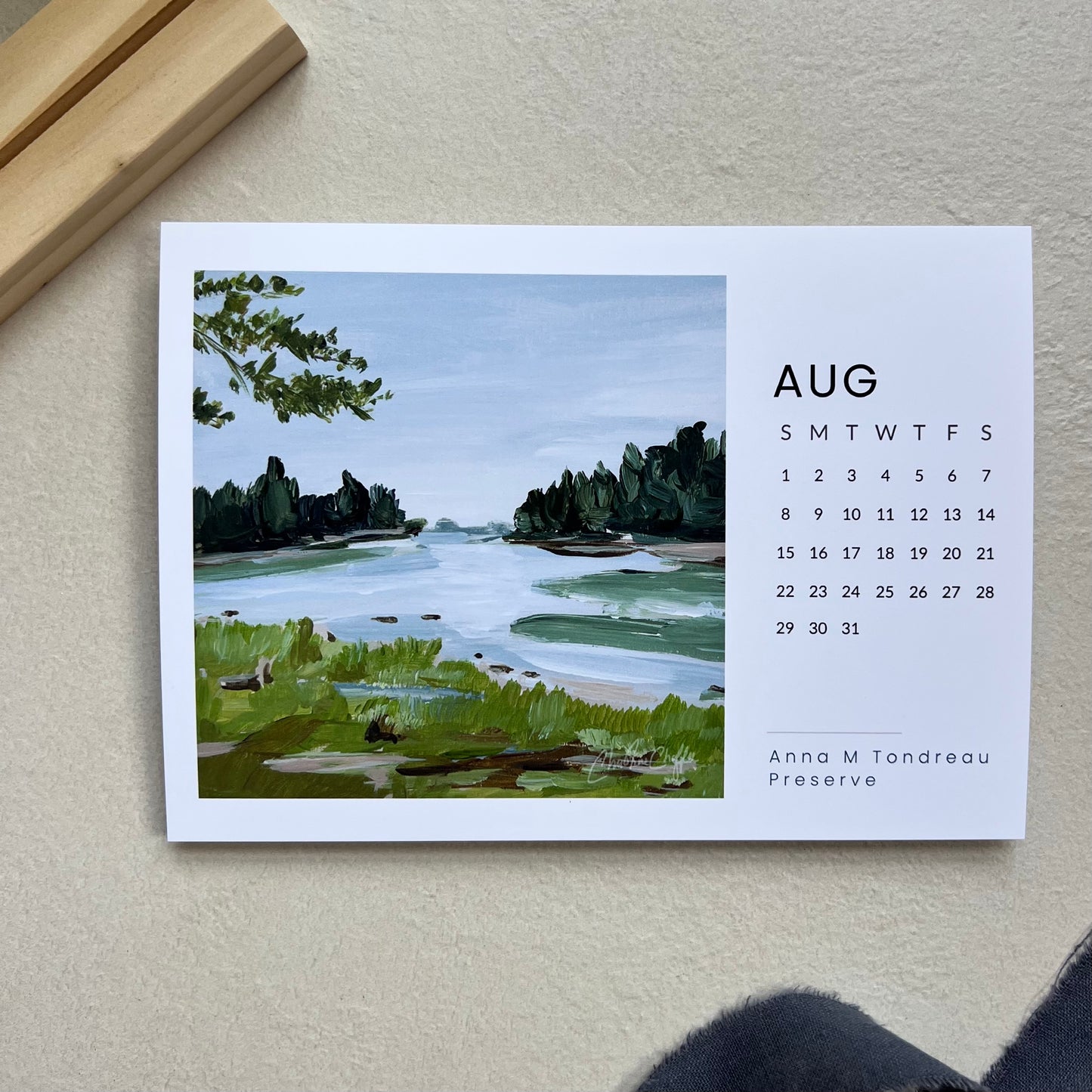 2027 Coastal Maine Art Calendar | Adventures in Harpswell Collection