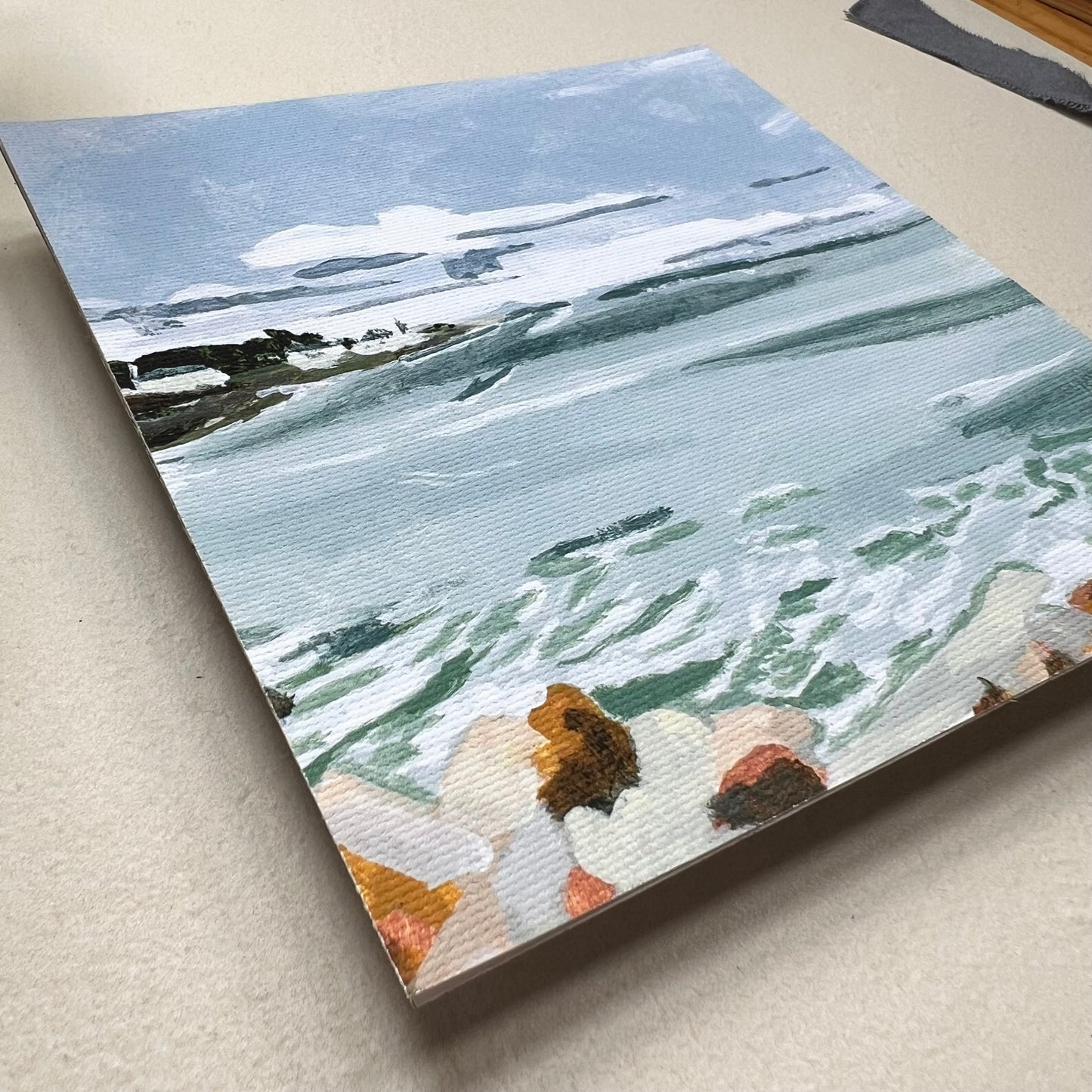 Bass Beach-Canvas Print