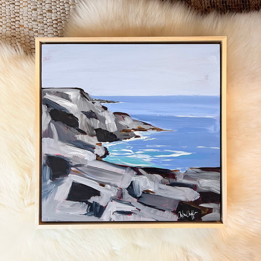 Take me back to Monhegan-Original 12x12