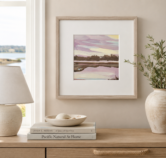 Sunset at Stovers- Matted Print
