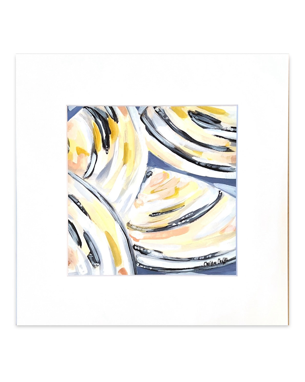 Surf Clams-Matted Print