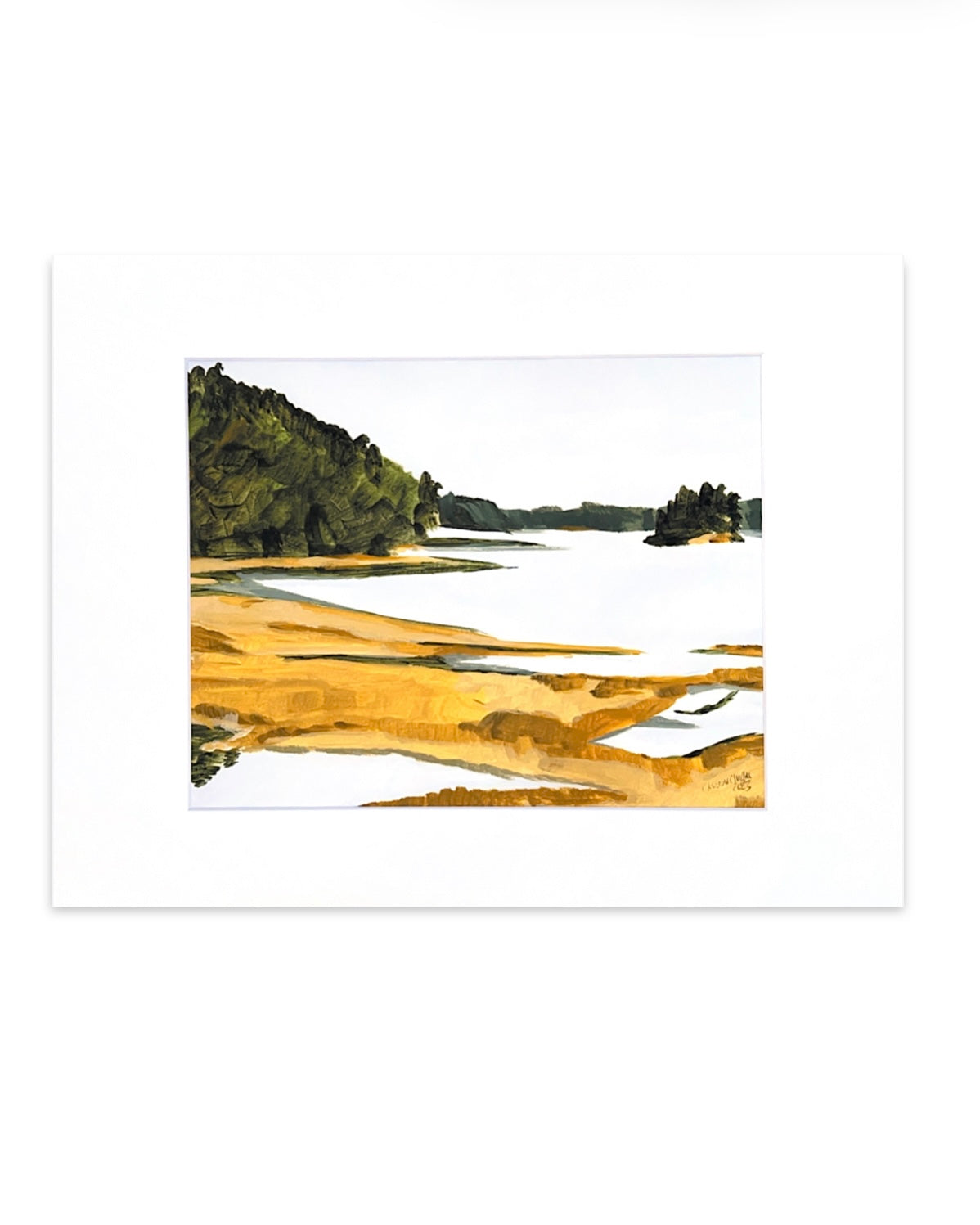 Great Island Church of the Nazarene Views- Matted Print