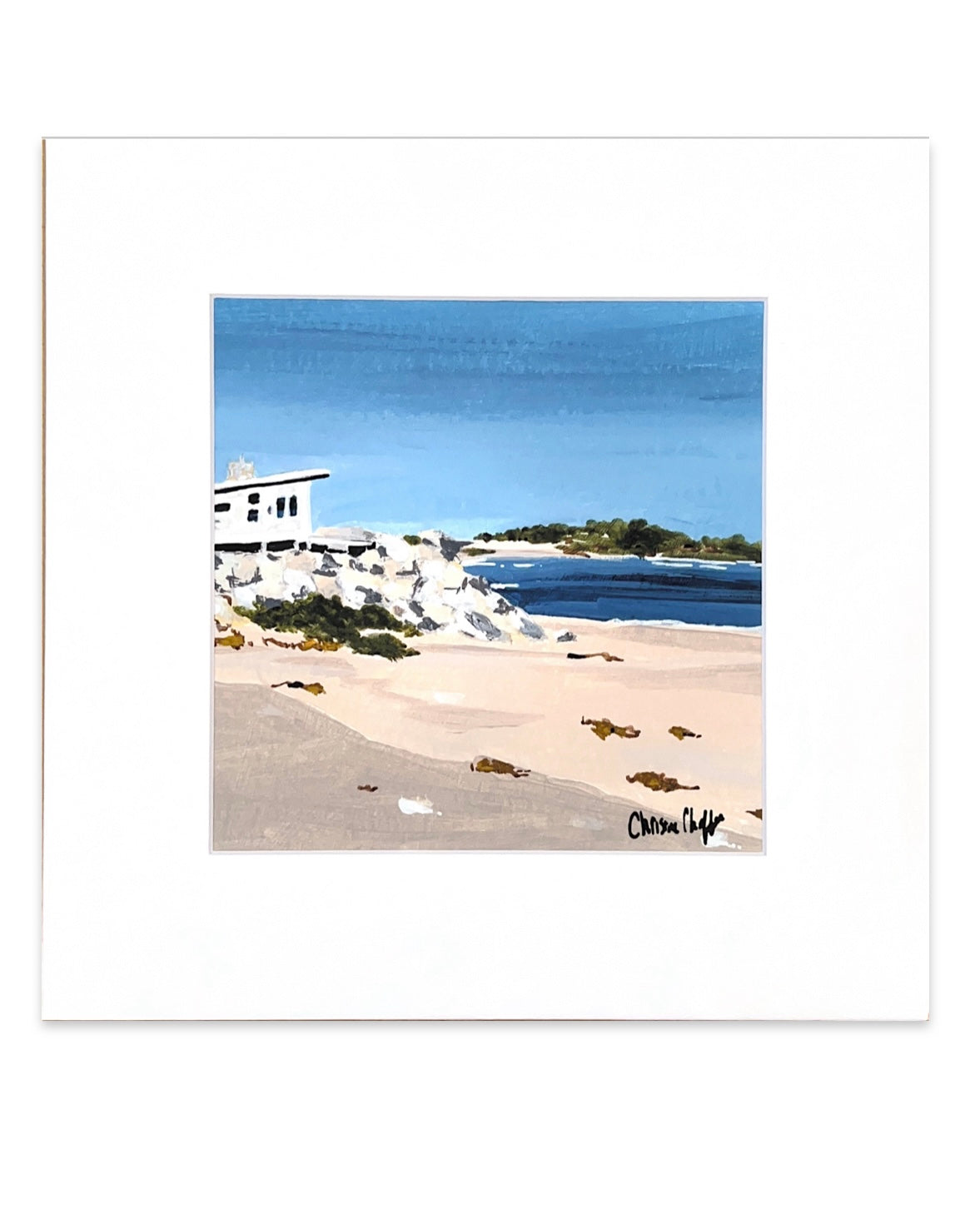 Pink Sands Popham - Matted Print