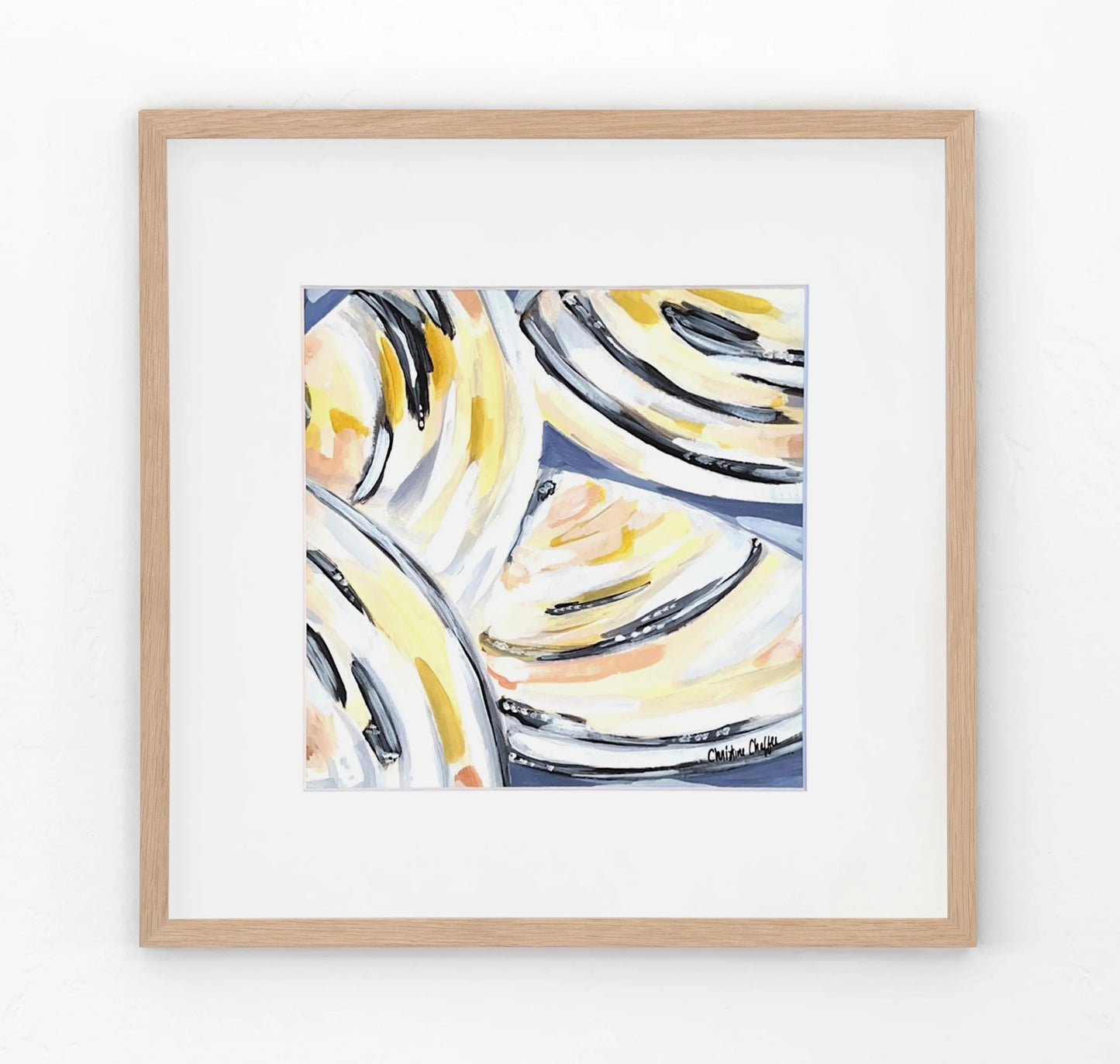 Surf Clams-Matted Print