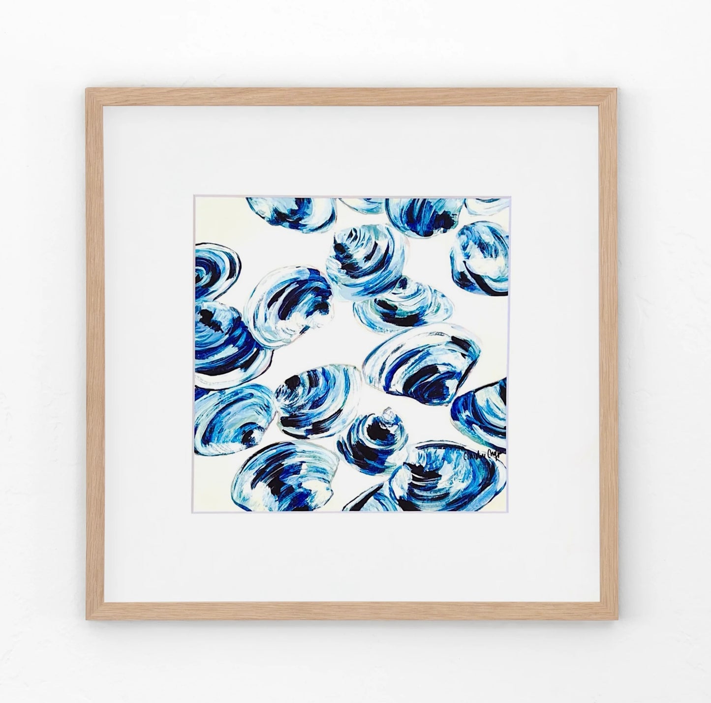 Quahogs-Matted Print