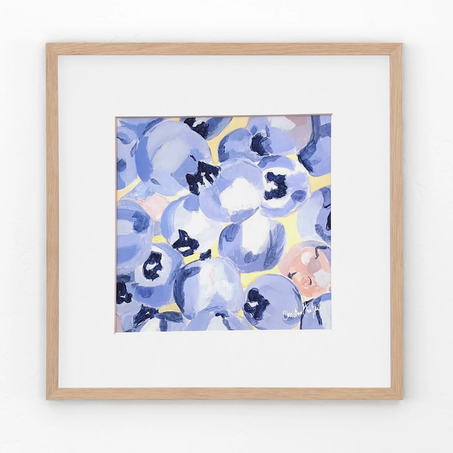 Blueberries for Vivienne - Matted Print