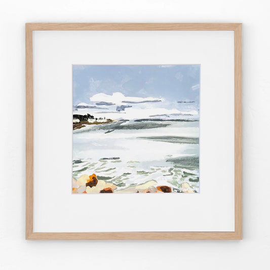 Bass Beach- Matted Print