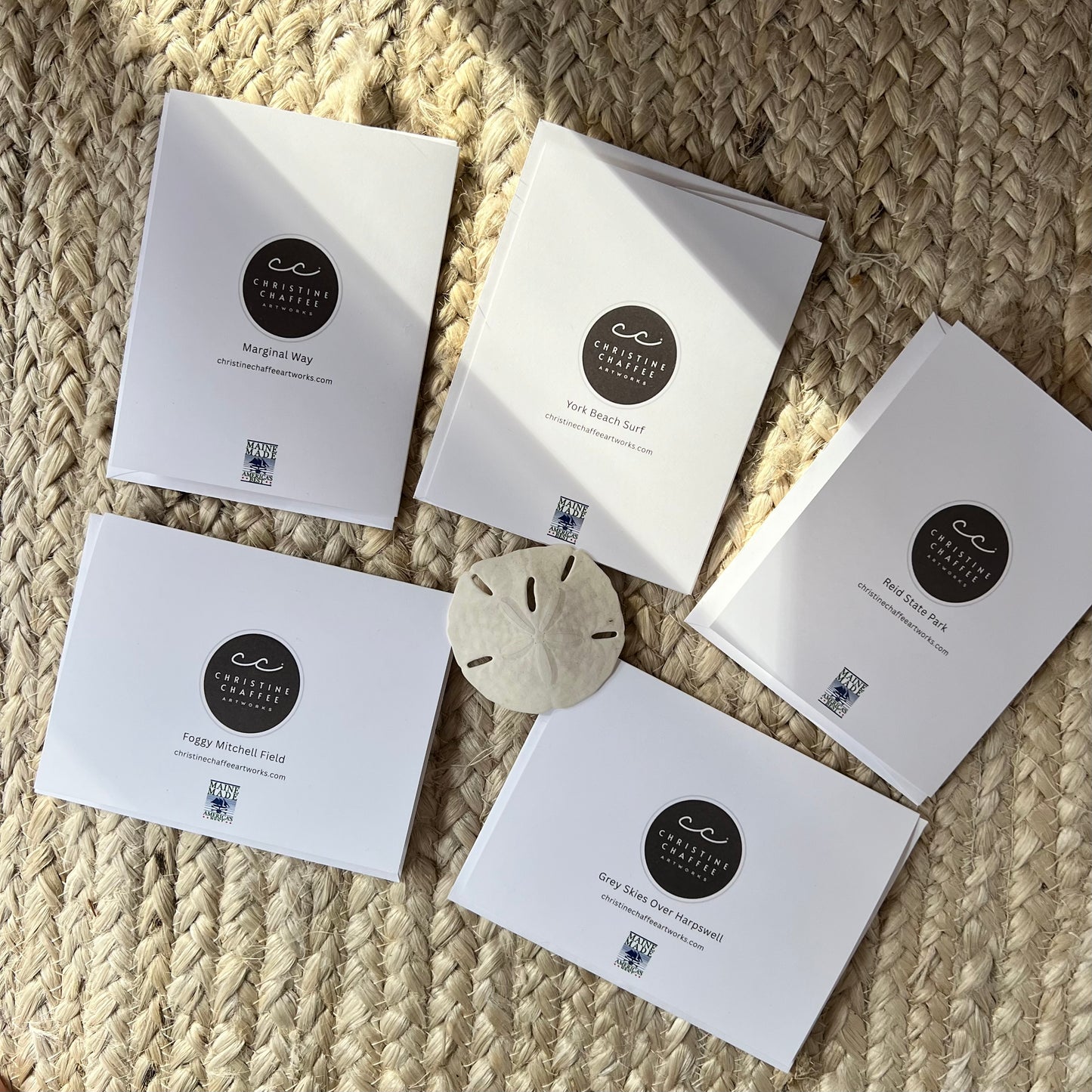 Coastal Maine Card Pack | 5 Notecards with Envelopes (4.25" x 5.5")