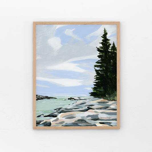 Reid State Park No 2-Canvas Print