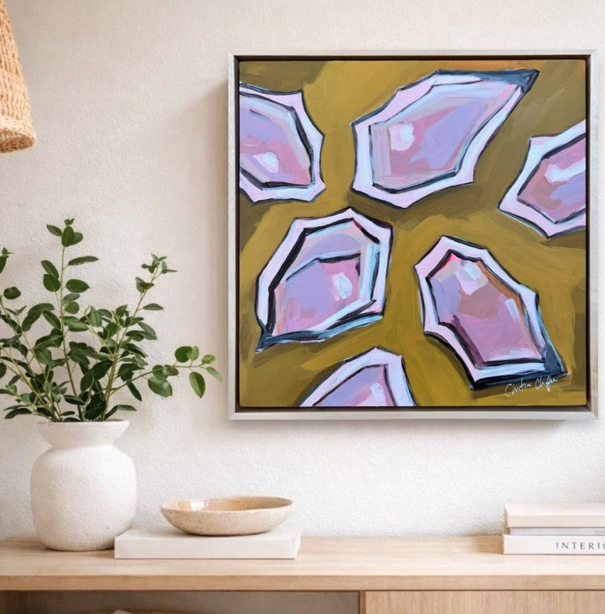 Funky Oysters-Original 12x12