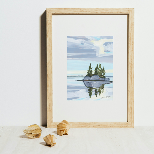 Lookout Point Reflections- Matted Print