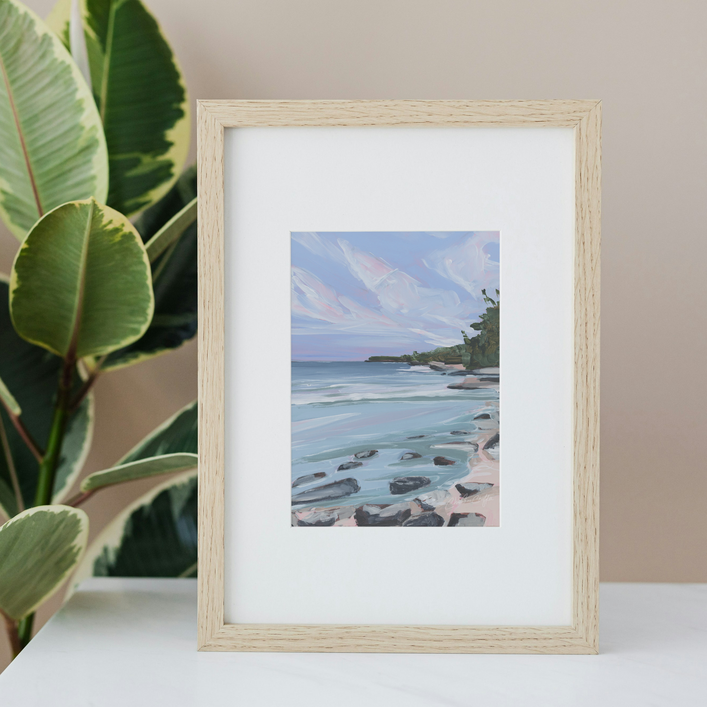 Bonnett Shores- Matted Print